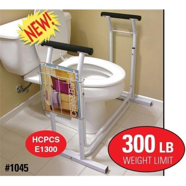 Rose Health Care Rose Health Care 1045 Commode Safety Rail with 300 lbs limit 1045